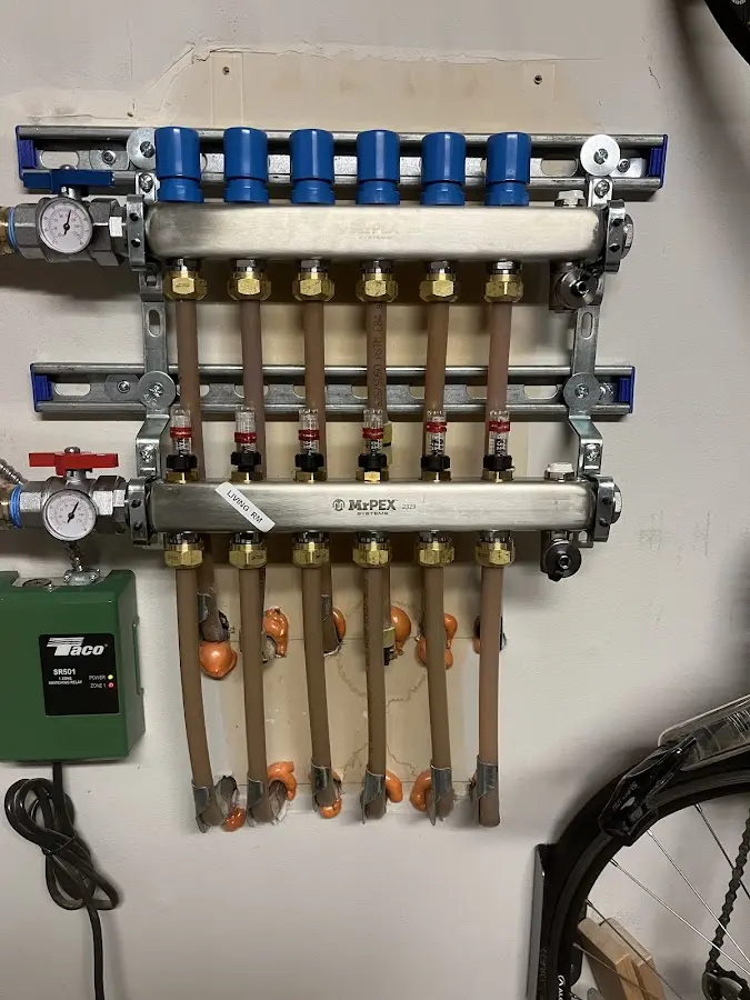 Plumber performing Water Heater Repair at a residential property in Mesquite